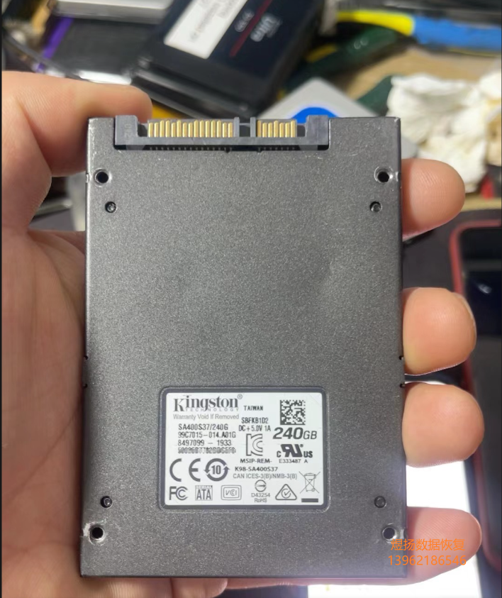 Kingston240G固态硬盘认SATAFIRM S11恢复数据恢复