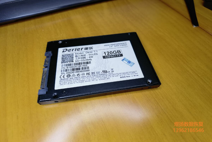 SM2258XT主控德乐120G SSD无法识别数据恢复成功