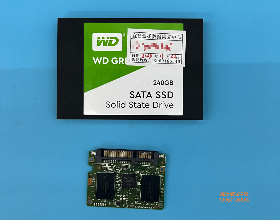 WDS240G2G0A-00JH30-240GB 不识别数据恢复成功
