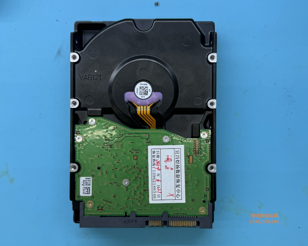 HUS726T4TALA600异响开盘数据恢复成功
