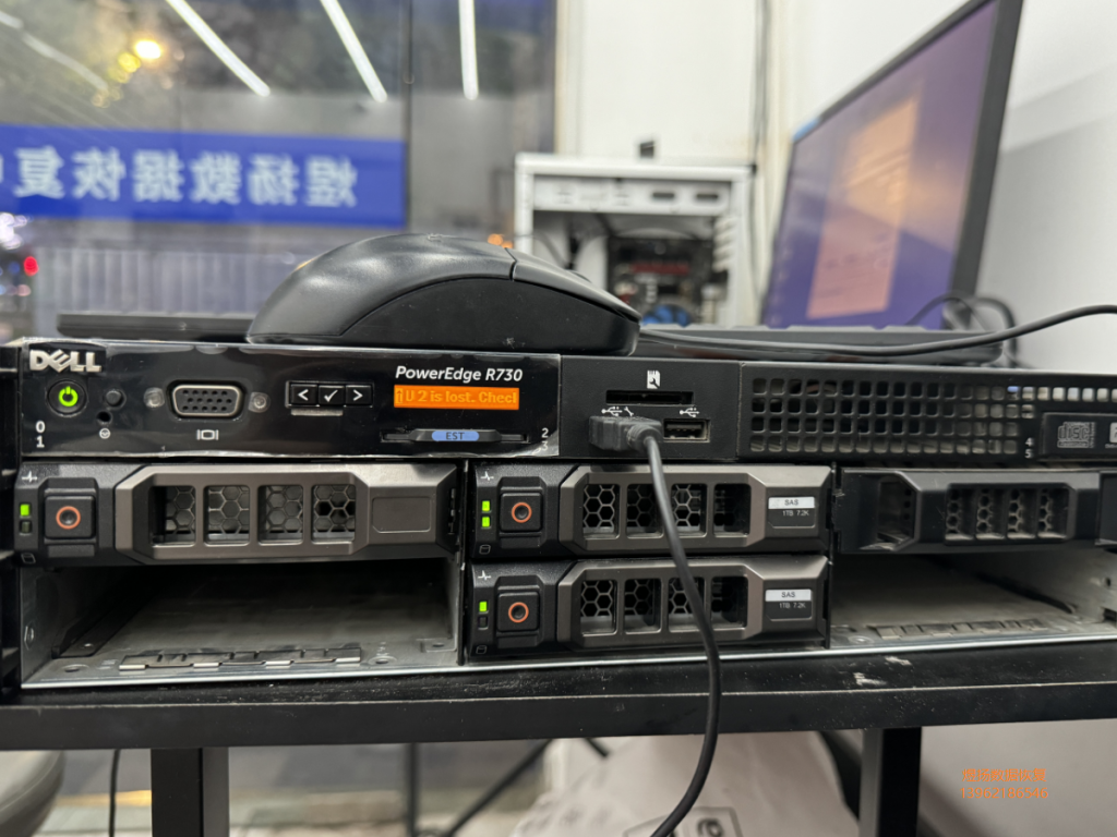 DELL R730服务器三盘RAID5数据恢复成功