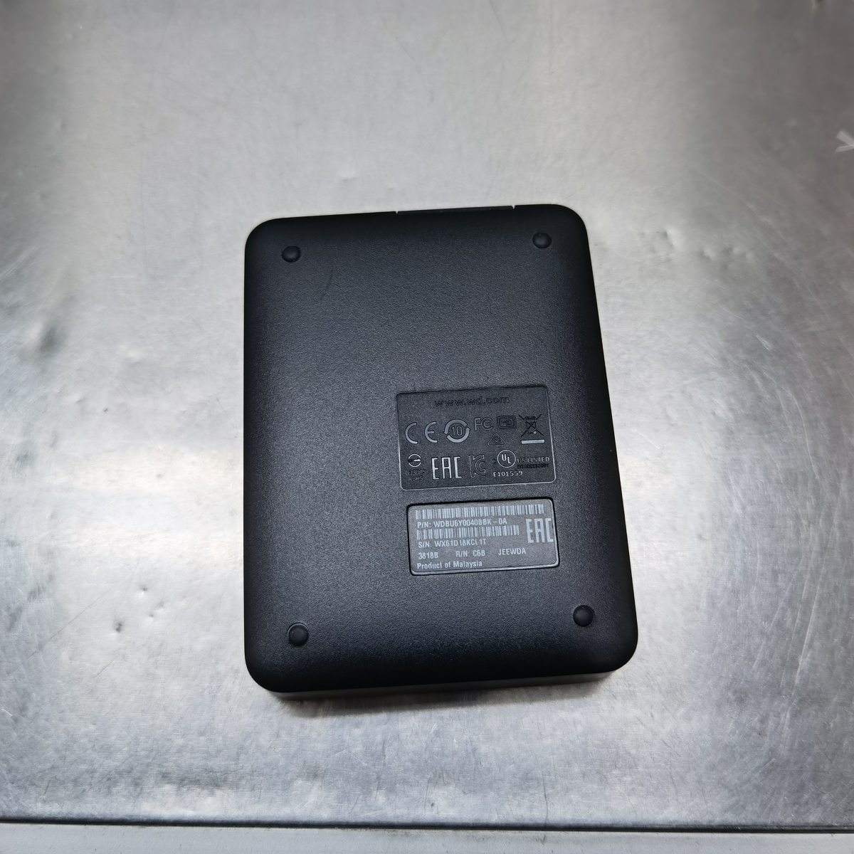 WDBU6Y0040BBK西部数据4TB移动硬盘磁头损坏开盘数据恢复成功
