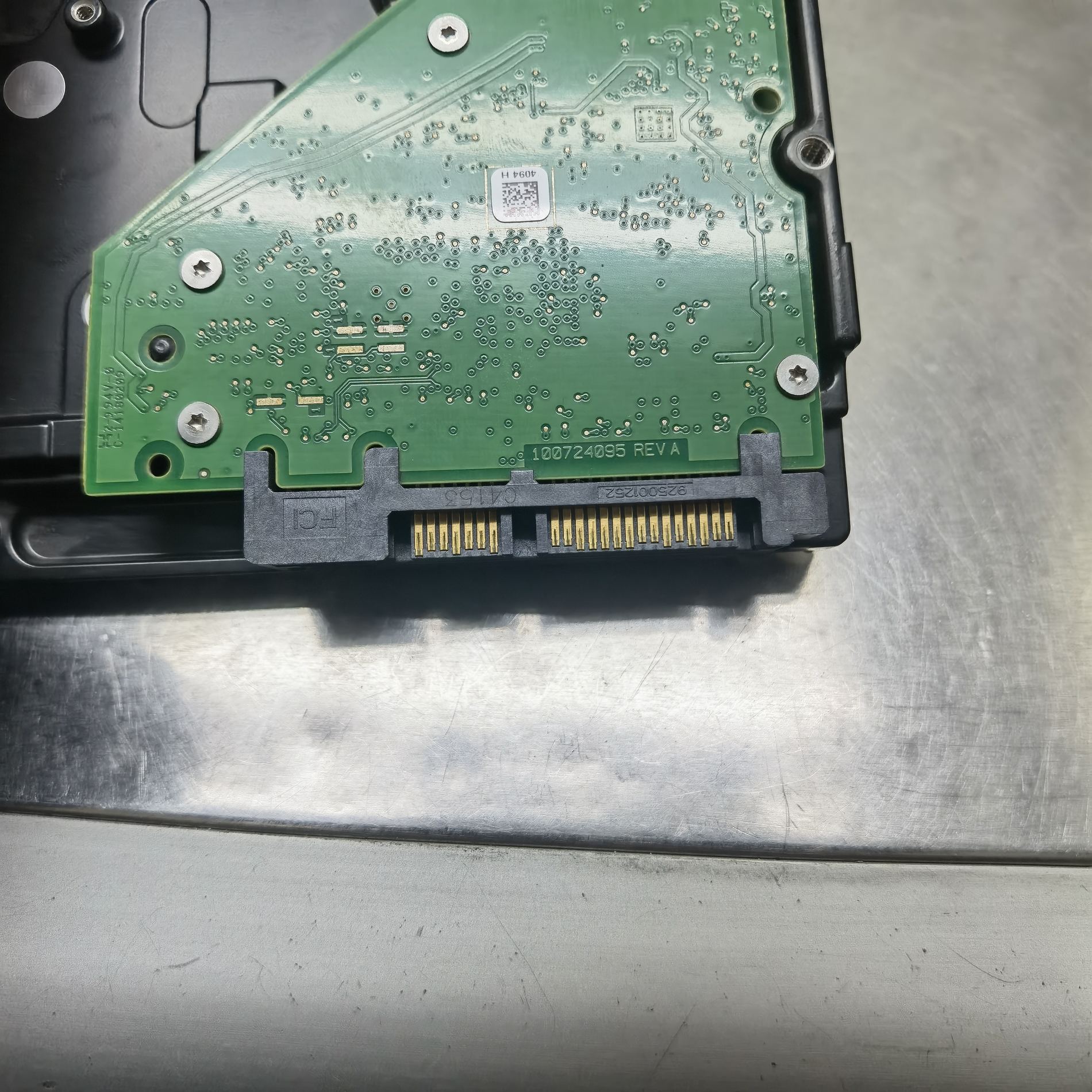 ST1000DM003-1ER162希捷台式机硬盘磁头损坏开盘数据恢复成功